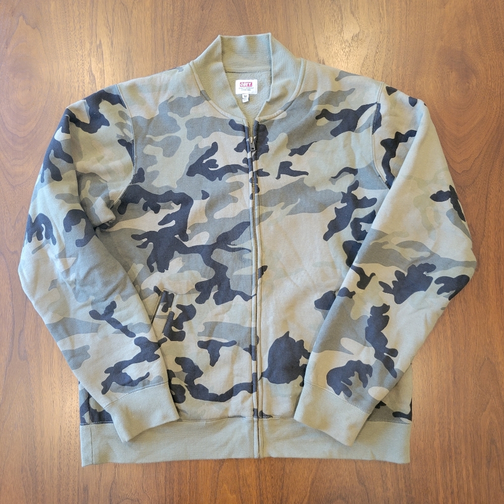 Obey camo light weight bomber jacket